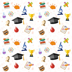 Image showing Education Seamless Pattern