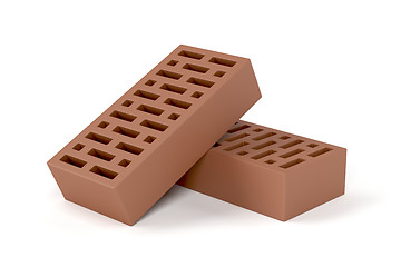 Image showing Two bricks
