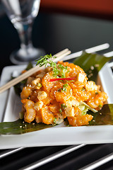 Image showing Crispy Thai Shrimp Dish