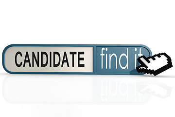 Image showing Candidate word on the blue find it banner
