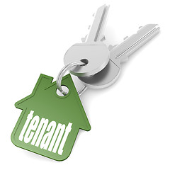 Image showing Keychain with tenant word