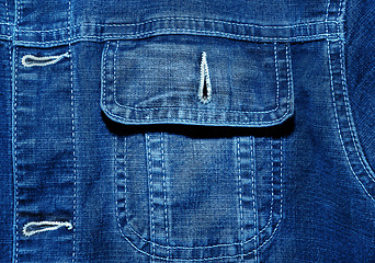 Image showing Blue jeans jacket 