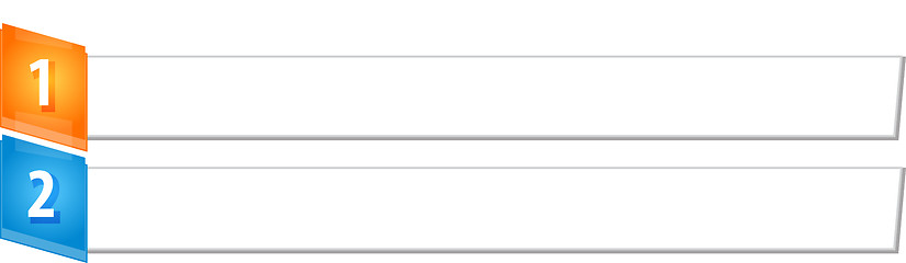 Image showing Slant Items Two blank business diagram illustration