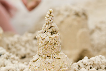 Image showing The pinnacle of the sand