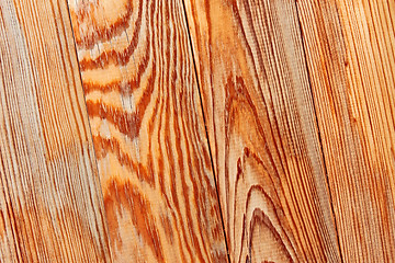 Image showing Wooden shield with parallel planks