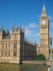 Image showing Houses of Parliament in London