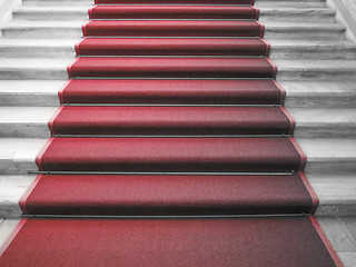 Image showing Red carpet