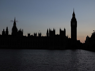 Image showing Houses of Parliament in London