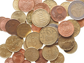 Image showing Euro coins