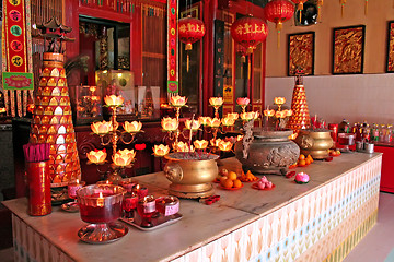 Image showing Chinese altar