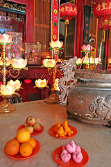 Image showing Chinese altar