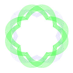 Image showing Decorative Circle Wave Frame