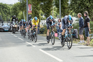 Image showing Team Sky - Team Time Trial 2015