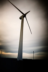 Image showing Wind turbines 