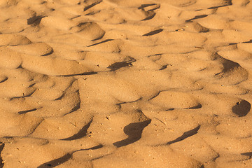 Image showing Desert sand texture