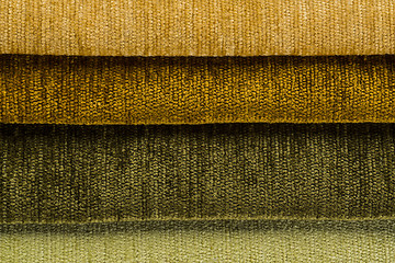 Image showing Multi color fabric texture samples