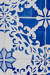 Image showing Old tiles detail 