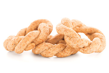 Image showing Olive crackers