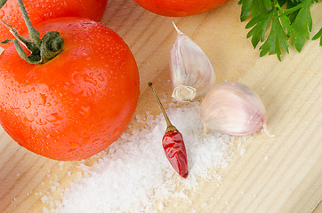 Image showing Food ingredients