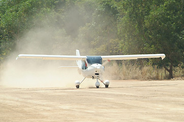 Image showing Small, white airplane