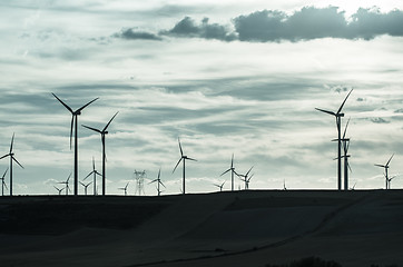 Image showing Group of mills for electric power generation