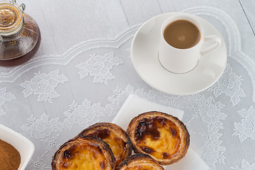 Image showing Egg tarts 