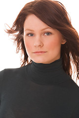 Image showing Portrait of young beautiful woman