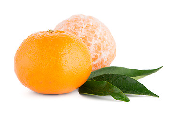 Image showing Ripe tangerine or mandarin