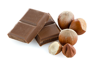 Image showing Chocolate parts