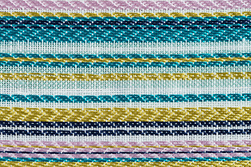 Image showing Multi color fabric texture samples