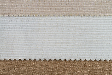 Image showing Brown fabric texture