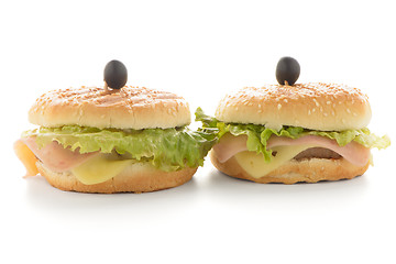 Image showing Hamburgers