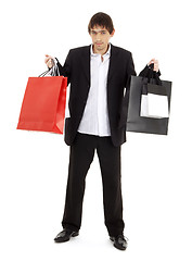 Image showing shopping man