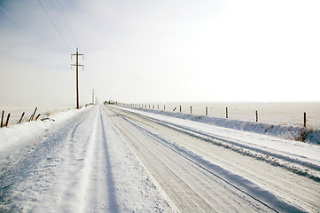 Image showing Winter road