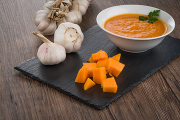 Image showing Pumpkin soup 