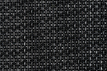 Image showing Black fabric texture 