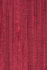 Image showing Red woven texture 