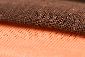 Image showing Orange fabric