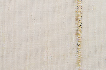 Image showing Beige fabric texture