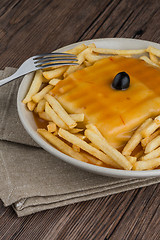 Image showing Francesinha on plate