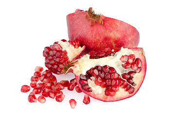 Image showing Ripe pomegranate fruit