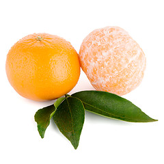 Image showing Ripe tangerine or mandarin