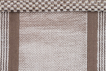 Image showing Brown fabric texture