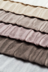 Image showing Multi color fabric texture samples