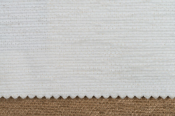 Image showing White fabric texture