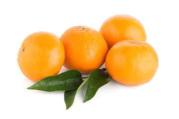 Image showing Ripe tangerine or mandarin