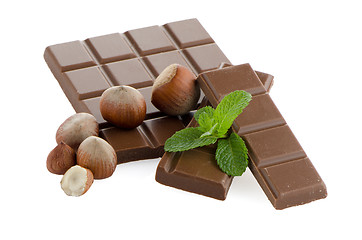 Image showing Chocolate parts