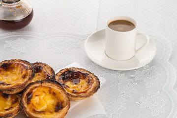 Image showing Egg tarts 