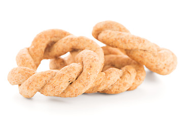 Image showing Olive crackers