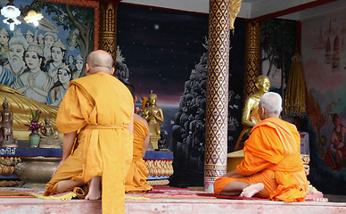 Image showing buddhist monks